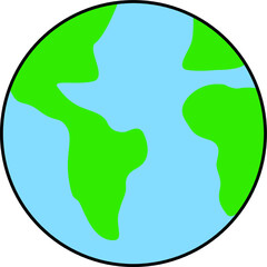 Simple Vector of the Earth