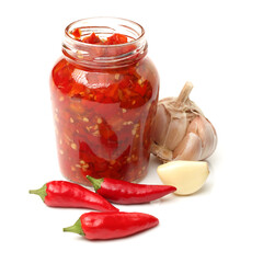 jar of peppers