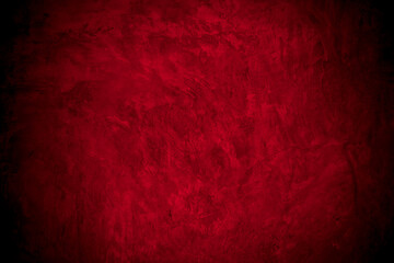Fototapeta premium Old wall texture cement black red background abstract dark color design are light with white gradient background.