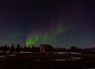aurora in the country