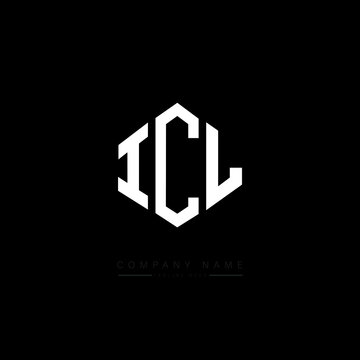 ICL letter logo design with polygon shape. ICL polygon logo monogram. ICL cube logo design. ICL hexagon vector logo template white and black colors. ICL monogram. ICL business and real estate logo. 