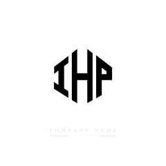 IHP letter logo design with polygon shape. IHP polygon logo monogram. IHP cube logo design. IHP hexagon vector logo template white and black colors. IHP monogram. IHP business and real estate logo. 