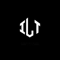 ILT letter logo design with polygon shape. ILT polygon logo monogram. ILT cube logo design. ILT hexagon vector logo template white and black colors. ILT monogram. ILT business and real estate logo. 