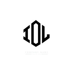 IOL letter logo design with polygon shape. IOL polygon logo monogram. IOL cube logo design. IOL hexagon vector logo template white and black colors. IOL monogram. IOL business and real estate logo. 