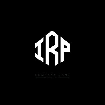 IRP letter logo design with polygon shape. IRP polygon logo monogram. IRP cube logo design. IRP hexagon vector logo template white and black colors. IRP monogram. IRP business and real estate logo. 