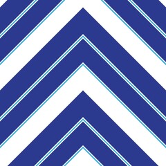 Blue Chevron Diagonal Stripes seamless pattern background