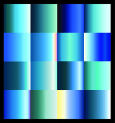 Set texture amazing sea gradients