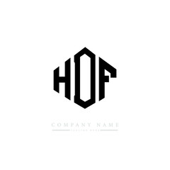 HDF letter logo design with polygon shape. HDF polygon logo monogram. HDF cube logo design. HDF hexagon vector logo template white and black colors. HDF monogram. HDF business and real estate logo. 
