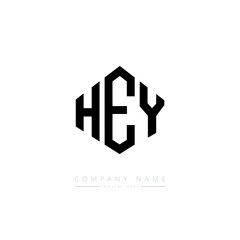 HEY letter logo design with polygon shape. HEY polygon logo monogram. HEY cube logo design. HEY hexagon vector logo template white and black colors. HEY monogram. HEY business and real estate logo. 