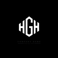 HGH letter logo design with polygon shape. HGH polygon logo monogram. HGH cube logo design. HGH hexagon vector logo template white and black colors. HGH monogram. HGH business and real estate logo. 