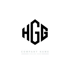 HGG letter logo design with polygon shape. HGG polygon logo monogram. HGG cube logo design. HGG hexagon vector logo template white and black colors. HGG monogram. HGG business and real estate logo. 