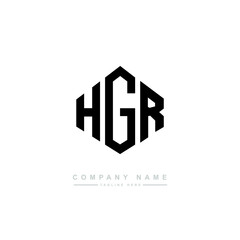 HGR letter logo design with polygon shape. HGR polygon logo monogram. HGR cube logo design. HGR hexagon vector logo template white and black colors. HGR monogram. HGR business and real estate logo. 