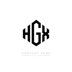 HGX letter logo design with polygon shape. HGX polygon logo monogram. HGX cube logo design. HGX hexagon vector logo template white and black colors. HGX monogram. HGX business and real estate logo. 