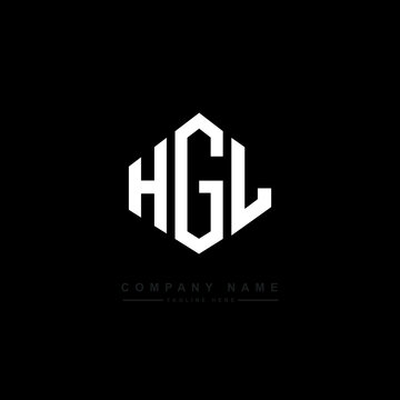 HGL letter logo design with polygon shape. HGL polygon logo monogram. HGL cube logo design. HGL hexagon vector logo template white and black colors. HGL monogram. HGL business and real estate logo. 
