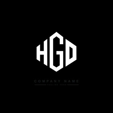HGO letter logo design with polygon shape. HGO polygon logo monogram. HGO cube logo design. HGO hexagon vector logo template white and black colors. HGO monogram. HGO business and real estate logo. 