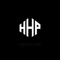 HHP letter logo design with polygon shape. HHP polygon logo monogram. HHP cube logo design. HHP hexagon vector logo template white and black colors. HHP monogram. HHP business and real estate logo. 