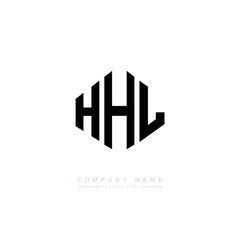 HHL letter logo design with polygon shape. HHL polygon logo monogram. HHL cube logo design. HHL hexagon vector logo template white and black colors. HHL monogram. HHL business and real estate logo. 