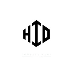 HIO letter logo design with polygon shape. HIO polygon logo monogram. HIO cube logo design. HIO hexagon vector logo template white and black colors. HIO monogram. HIO business and real estate logo. 
