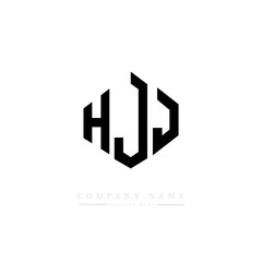 HJJ letter logo design with polygon shape. HJJ polygon logo monogram. HJJ cube logo design. HJJ hexagon vector logo template white and black colors. HJJ monogram. HJJ business and real estate logo. 