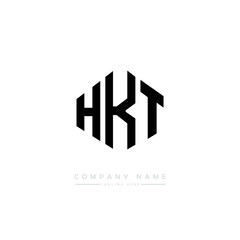 HKT letter logo design with polygon shape. HKT polygon logo monogram. HKT cube logo design. HKT hexagon vector logo template white and black colors. HKT monogram. HKT business and real estate logo. 