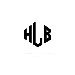 HLB letter logo design with polygon shape. HLB polygon logo monogram. HLB cube logo design. HLB hexagon vector logo template white and black colors. HLB monogram. HLB business and real estate logo. 