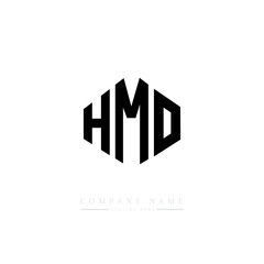 HMO letter logo design with polygon shape. HMO polygon logo monogram. HMO cube logo design. HMO hexagon vector logo template white and black colors. HMO monogram. HMO business and real estate logo. 