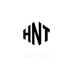 HNT letter logo design with polygon shape. HNT polygon logo monogram. HNT cube logo design. HNT hexagon vector logo template white and black colors. HNT monogram. HNT business and real estate logo. 