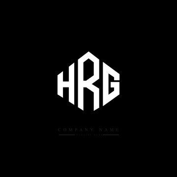 HRG letter logo design with polygon shape. HRG polygon logo monogram. HRG cube logo design. HRG hexagon vector logo template white and black colors. HRG monogram. HRG business and real estate logo. 
