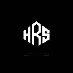 HRS letter logo design with polygon shape. HRS polygon logo monogram. HRS cube logo design. HRS hexagon vector logo template white and black colors. HRS monogram. HRS business and real estate logo. 