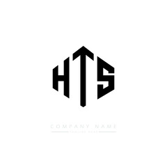 HTS letter logo design with polygon shape. HTS polygon logo monogram. HTS cube logo design. HTS hexagon vector logo template white and black colors. HTS monogram. HTS business and real estate logo. 