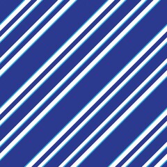 Blue diagonal striped seamless pattern background