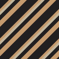 Obraz premium Brown Taupe diagonal striped seamless pattern background