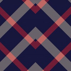 Obraz premium Red Chevron Plaid Tartan textured Seamless Pattern Design
