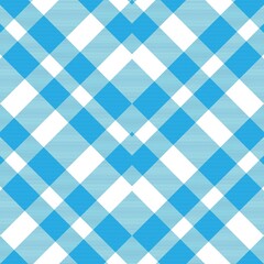 Blue Chevron Plaid Tartan textured Seamless Pattern Design