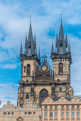 Fototapeta na wymiar View of old town in Prague