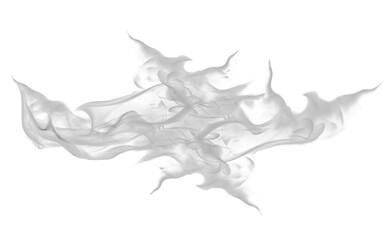 Abstract Smoke on white background.