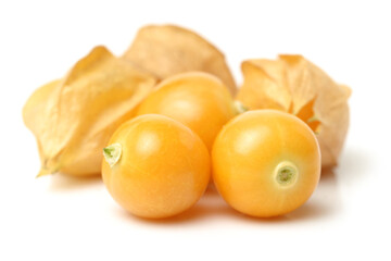 Physalis fruit isolated on white background 