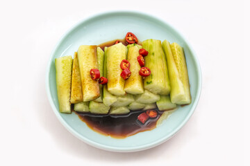 Cucumber salad cubes