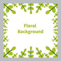 floral background. social media post background.