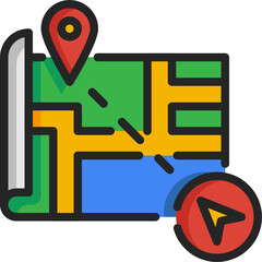 destination color line icon