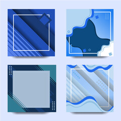 set of business card templates