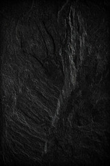 Dark grey black slate background or texture.