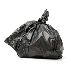 garbage bag isolated on white