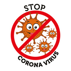 Vector illustration corona virus infection. 2019-nvoc virus.corona virus microbe. corona virus danger, corona cell. disense outbreak