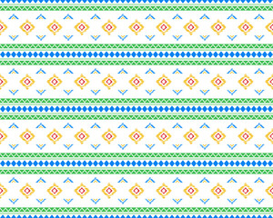 Geometric ethnic seamless pattern elements collection design for the background. can use design for vector illustration, wallpaper, clothing, wrapping, batik, embroidery style.