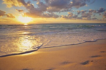 sunrise on the beach