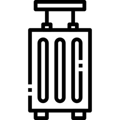 suitcase line icon