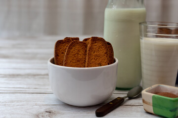 cookies y leche con chocolate!!!