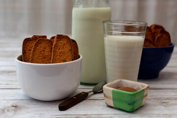 cookies y leche con chocolate!!!