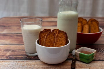 cookies y leche con chocolate!!!